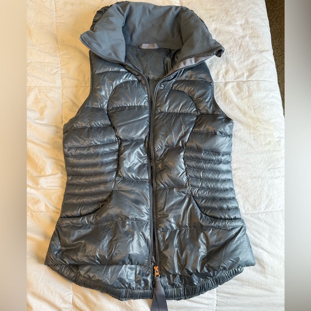 Gray/blue lululemon Puffer Vest